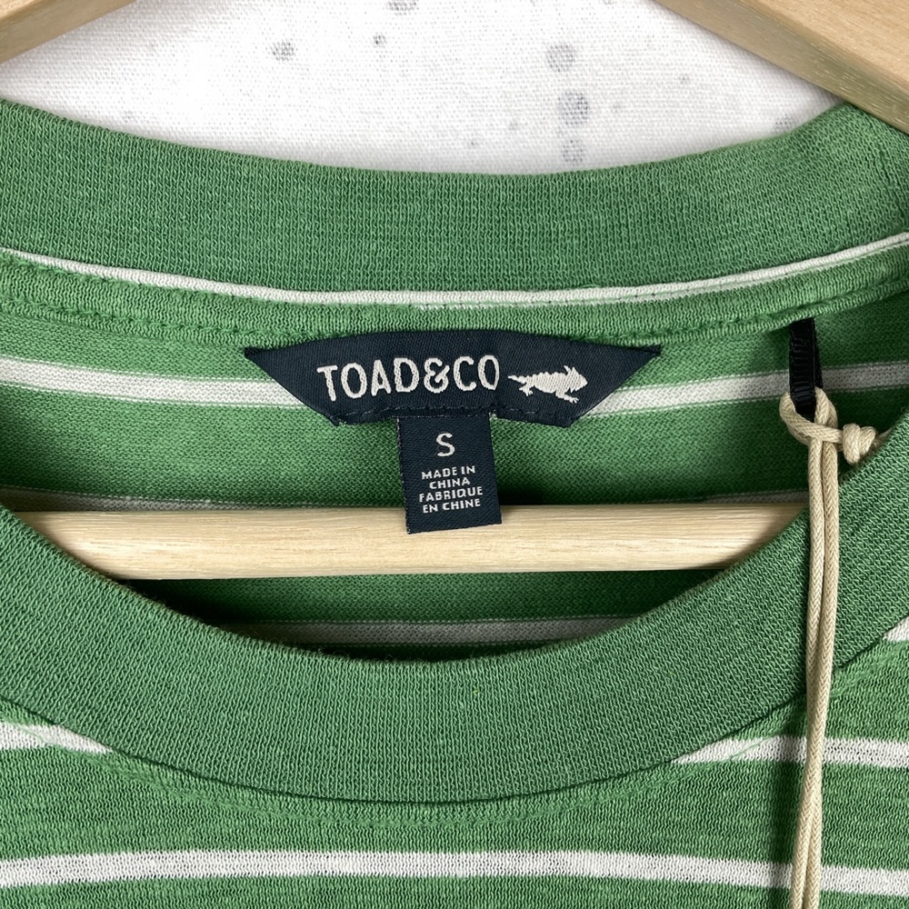 NWT Toad & Co Grom Hemp Short Sleeve Crew Tee S - Picture 3 of 9